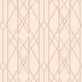 Kristina Blush Geo Wallpaper By Rasch