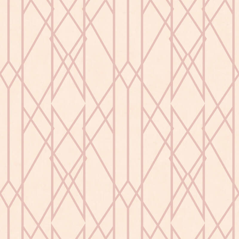 215106 Kristina Blush Geo Wallpaper By Rasch