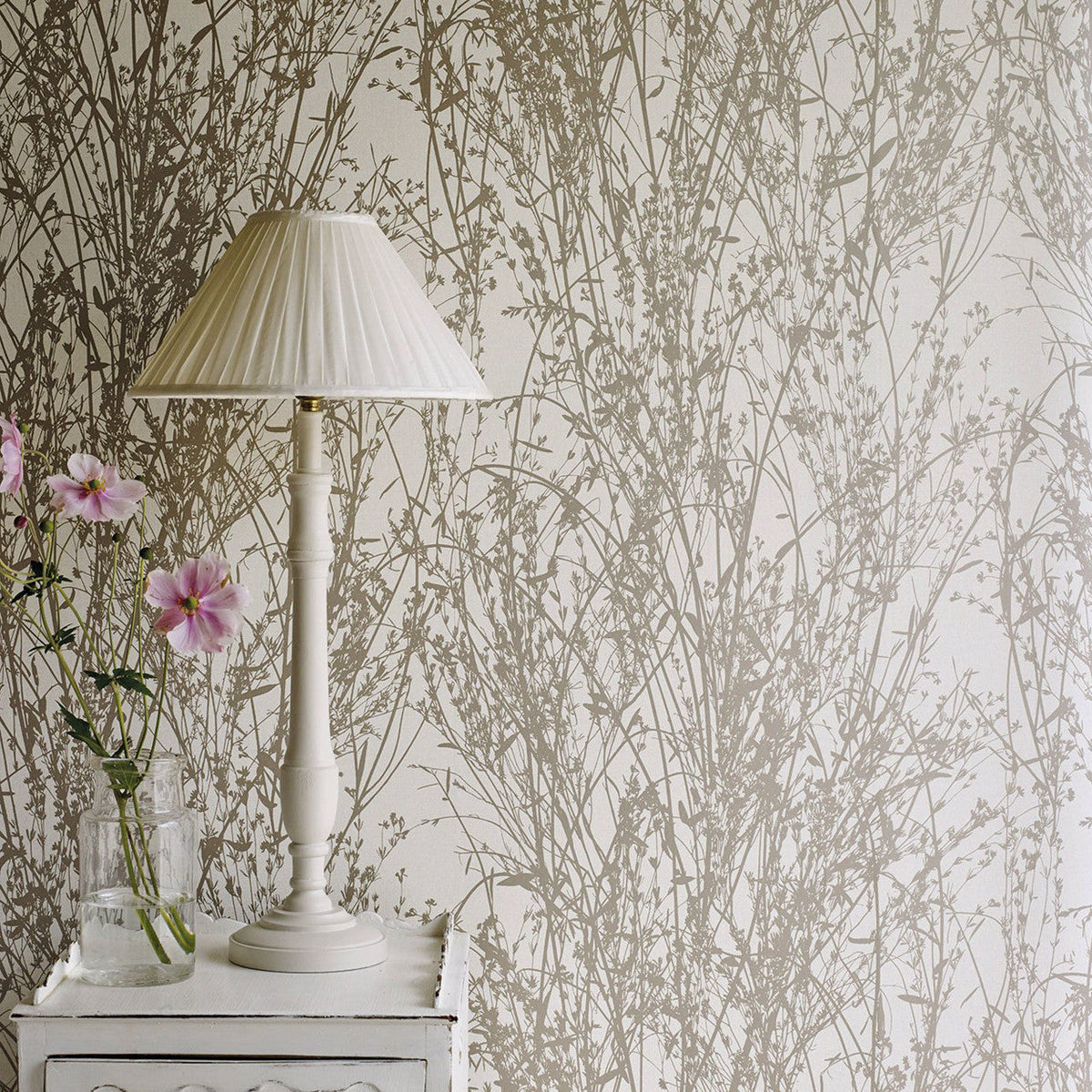 215693 ( DWOW215693 ) Meadow Canvas Woodland Walk Wallpaper by Sanderson