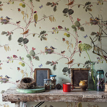 215704 ( DWOW215704 ) Woodland Chorus Woodland Walk Wallpaper by Sanderson