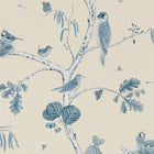 215705 ( DWOW215705 ) Woodland Chorus Woodland Walk Wallpaper by Sanderson