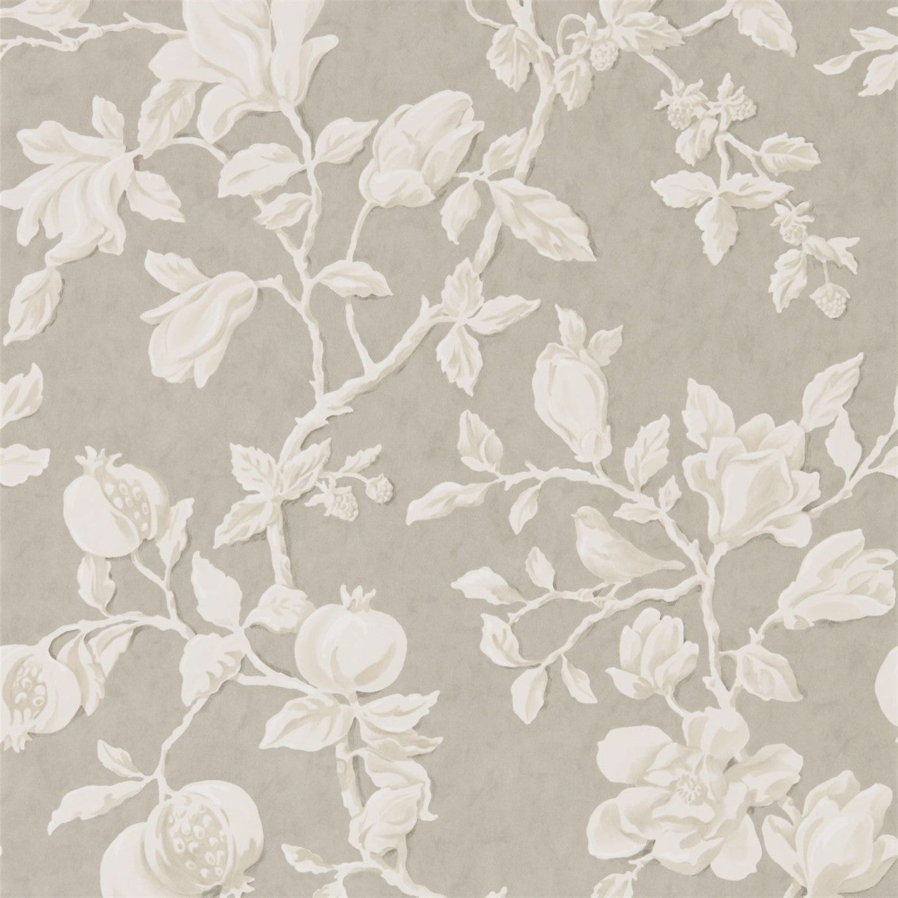 215722 ( DWOW215722 ) Magnolia & Pomegranate Woodland Walk Wallpaper by Sanderson