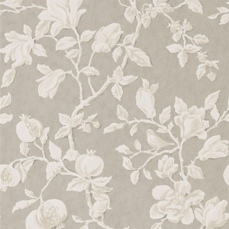 215722 ( DWOW215722 ) Magnolia & Pomegranate Woodland Walk Wallpaper by Sanderson