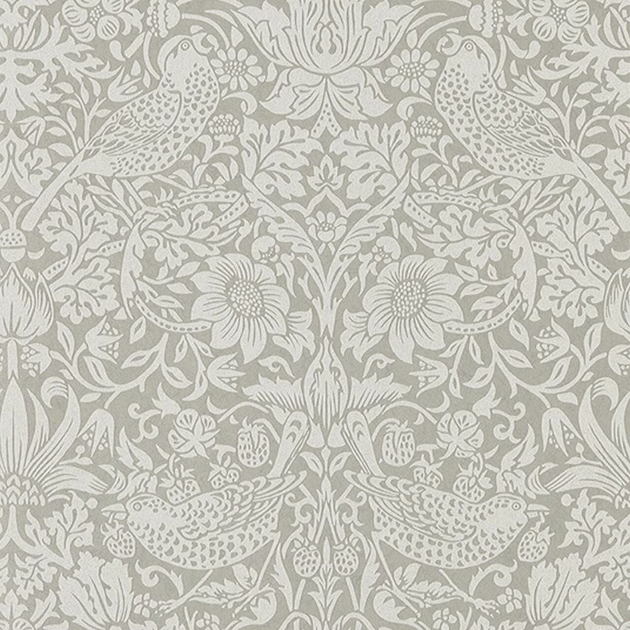216017 ( DMPU216017 ) Strawberry Thief Pure Wallpaper by Morris & Co