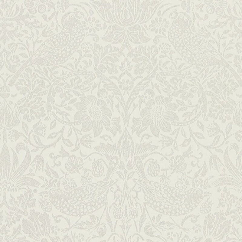 216021 ( DMPU216021 ) Strawberry Thief Pure Wallpaper by Morris & Co