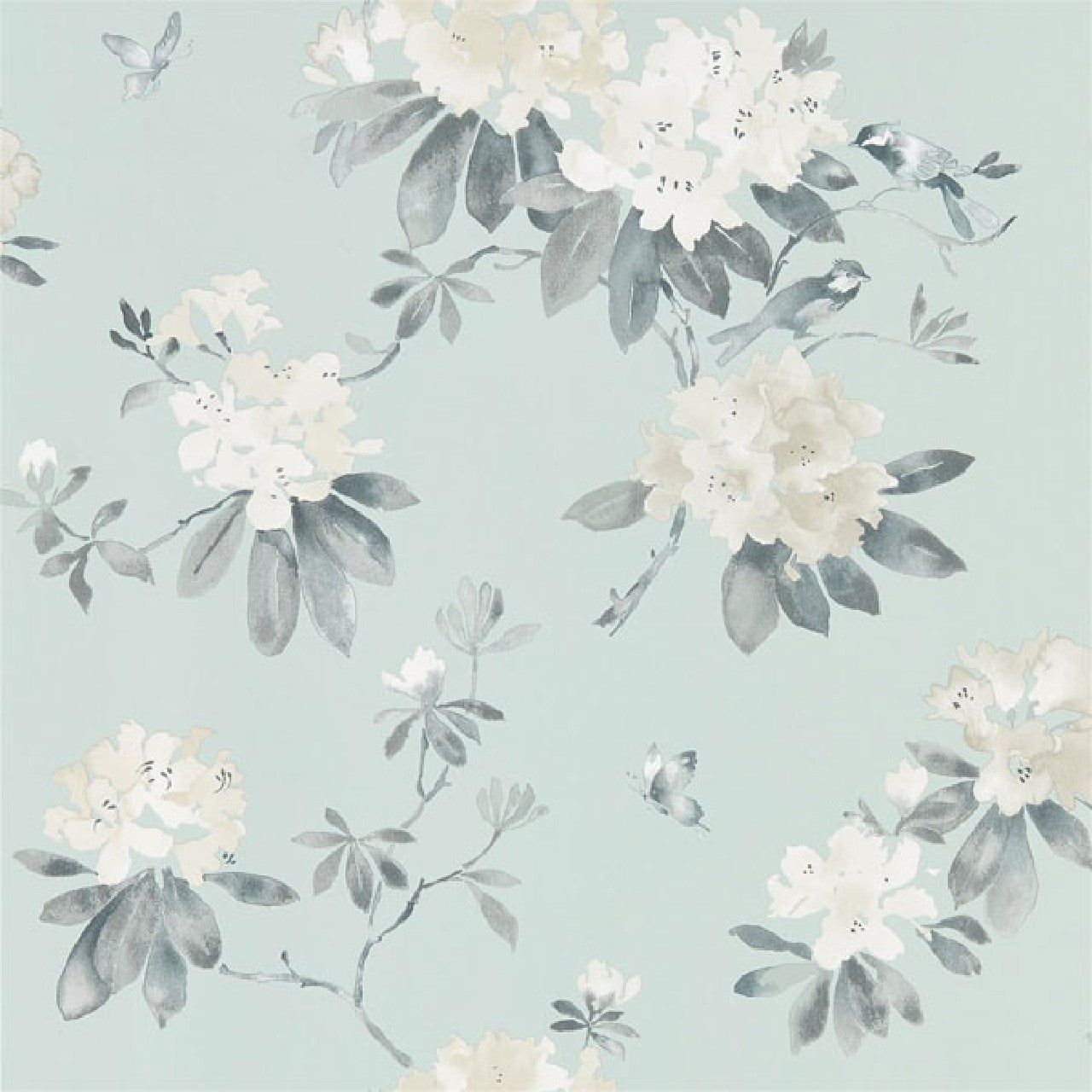 216263 Rhodera Waterperry Wallpaper by Sanderson