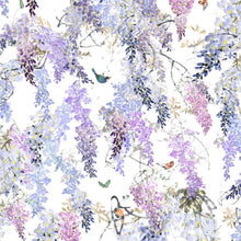216296 Wisteria Falls Panel A Waterperry Wallpaper by Sanderson