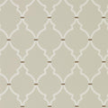 Empire Trellis Linen and Cream Wallpaper by Sanderson