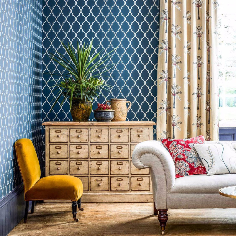 216338 Empire Trellis Art Of The Garden Wallpaper By Sanderson
