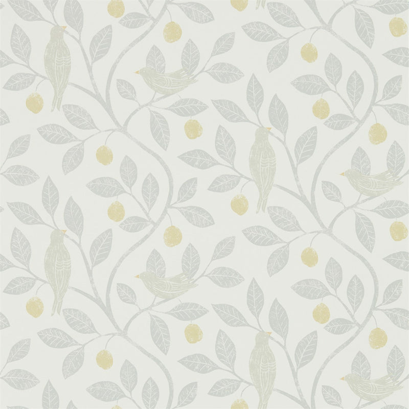 216363 Damson Tree The Potting Room Wallpaper By Sanderson Home