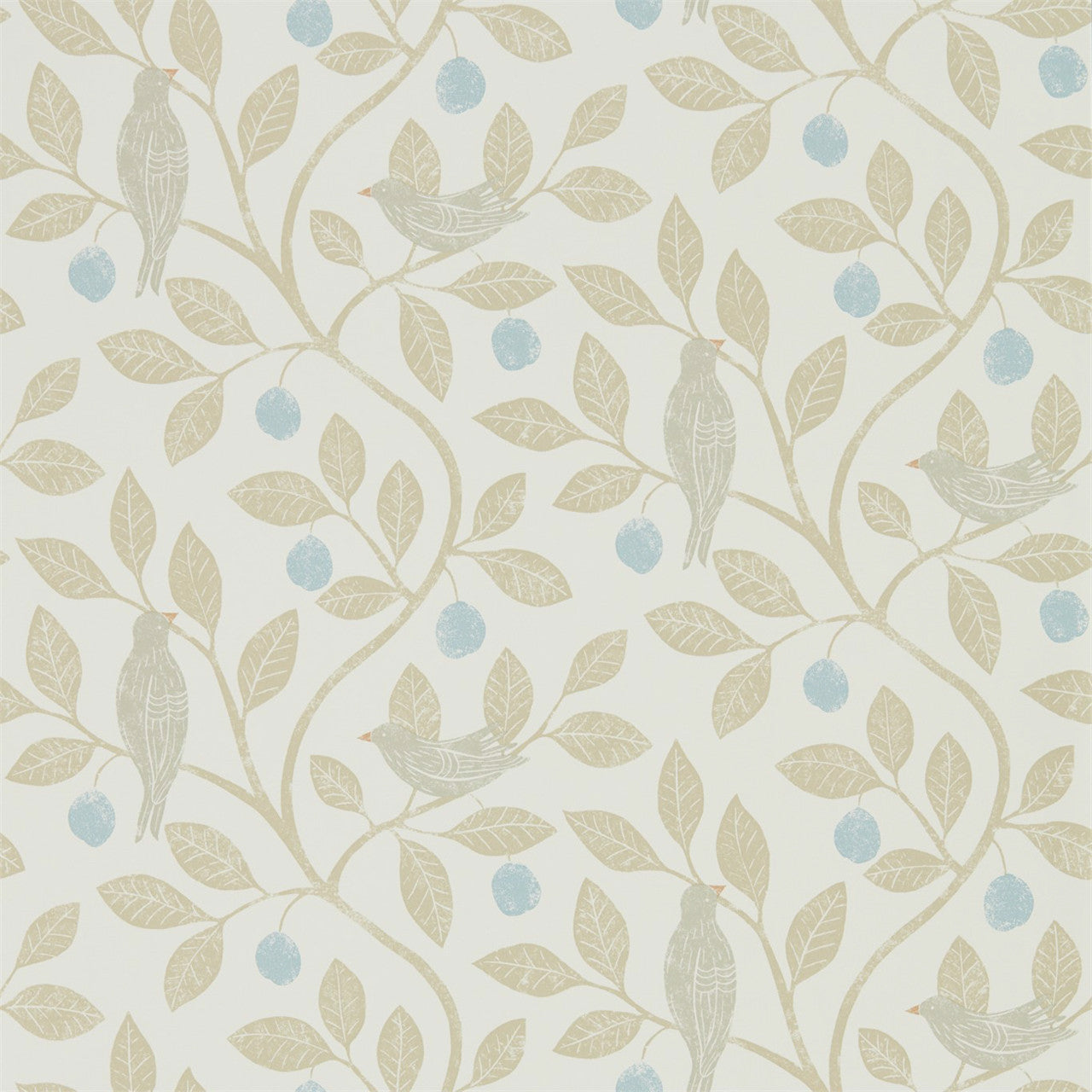 216364 Damson Tree The Potting Room Wallpaper By Sanderson Home