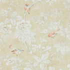 216385 Chiswick Grove Gold Chiswick Grove Wallpaper by Sanderson