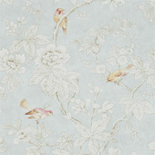 216388 Chiswick Grove Silver Chiswick Grove Wallpaper by Sanderson