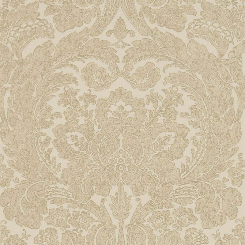 216407 Courtney Gold Chiswick Grove Wallpaper by Sanderson