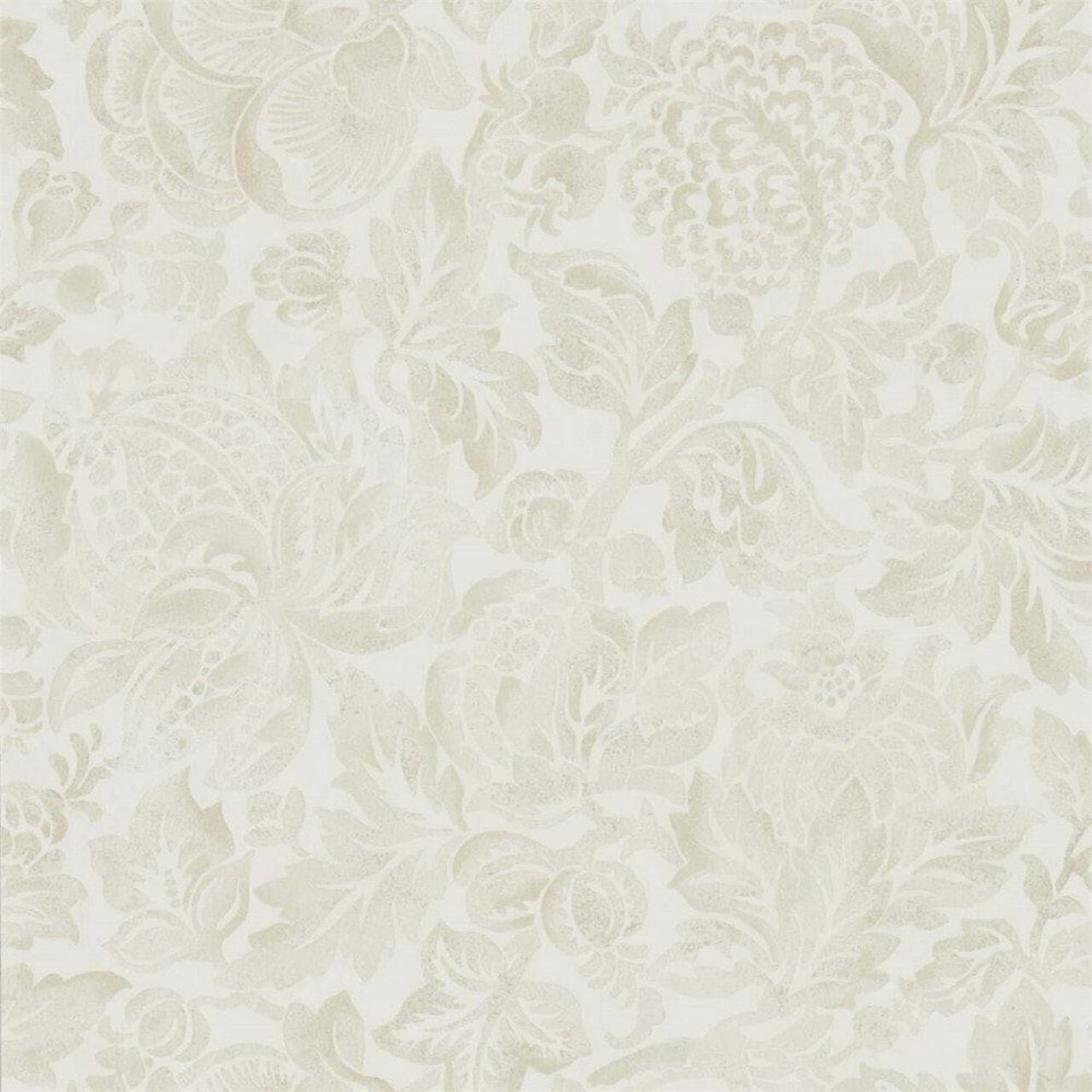 216415 Thackeray Ivory Chiswick Grove Wallpaper by Sanderson
