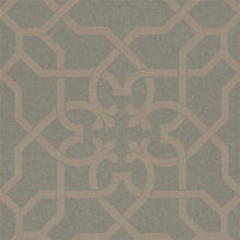 216419 Mawton Charcoal-Gilver Chiswick Grove Wallpaper by Sanderson