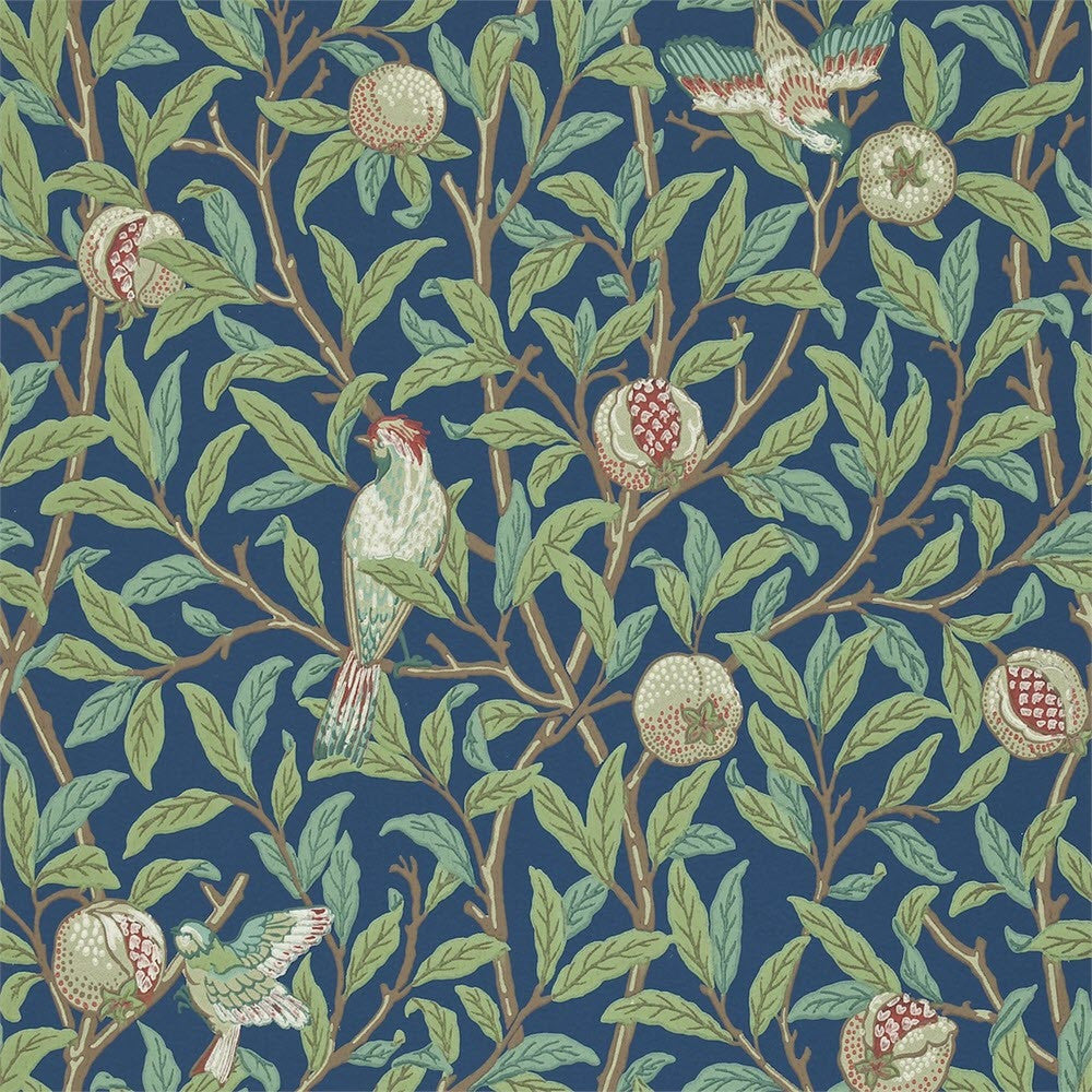 216454 Bird & Pomegranate The Craftsman Wallpaper By Morris & Co