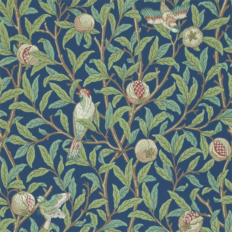 216454 Bird & Pomegranate The Craftsman Wallpaper By Morris & Co
