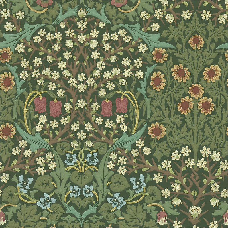 216456 Blackthorn The Craftsman Wallpaper By Morris & Co