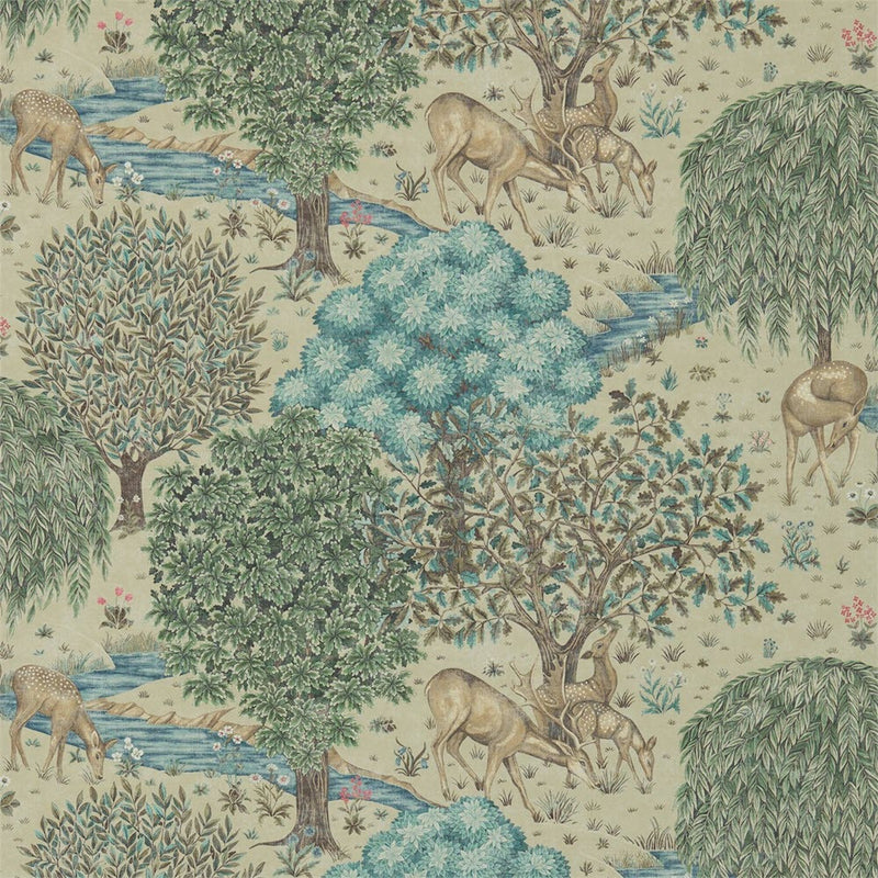 216478 The Brook The Craftsman Wallpaper By Morris & Co