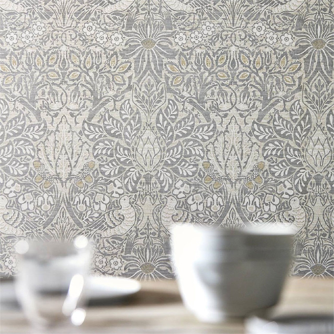 216523 Honeysuckle and Tulip Pure Morris North Wallpaper