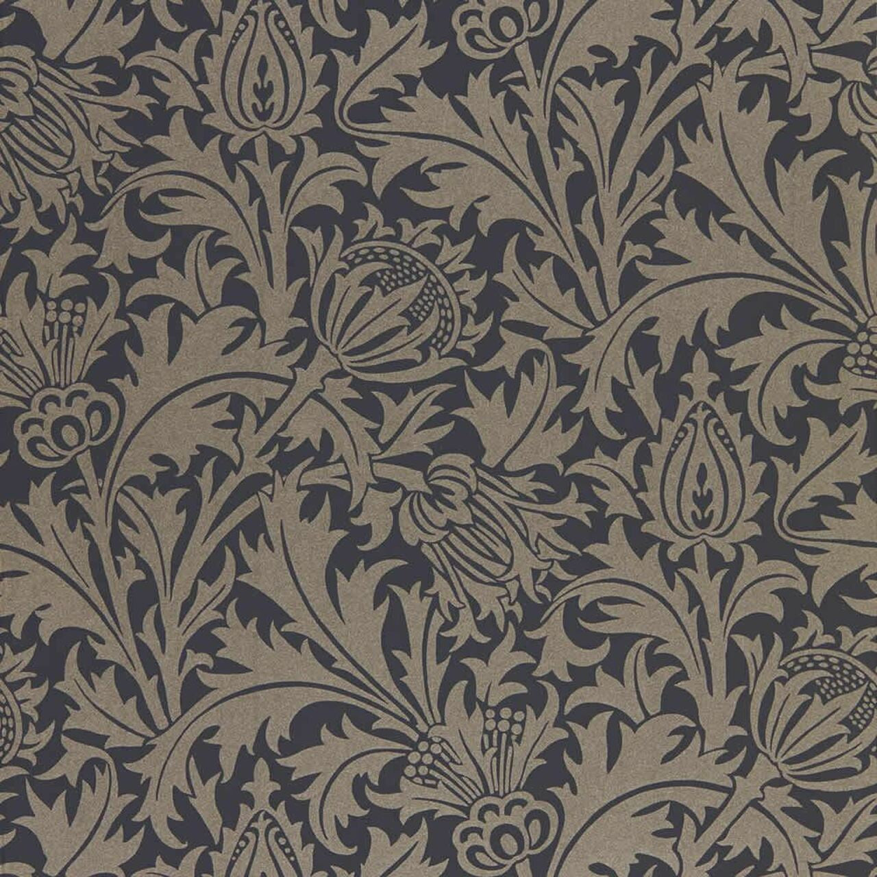 216549 Pure Thistle Pure Morris North Wallpaper By Morris & Co