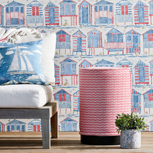 216561 ( DCOA216561 ) Beach Huts Port Isaac Wallpaper By Sanderson Home