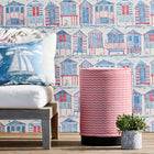 216560 ( DCOA216560 ) Beach Huts Port Isaac Wallpaper By Sanderson Home