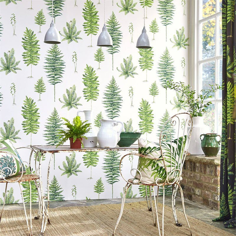 Fernery Glasshouse Wallpaper By Sanderson