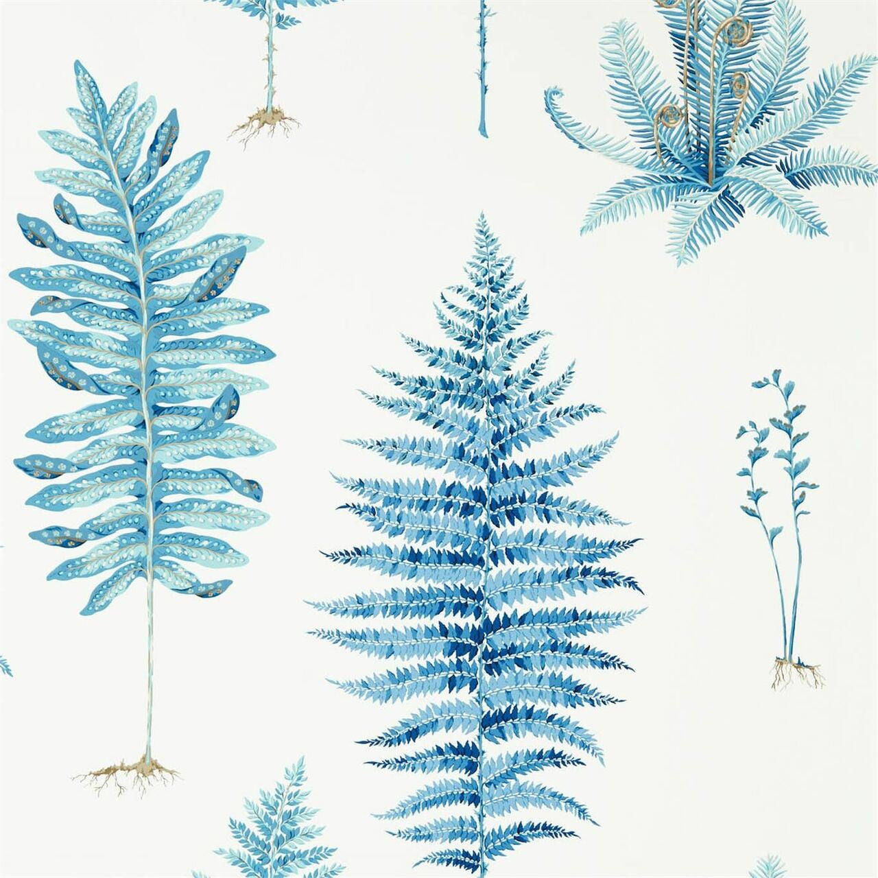 216635 Fernery Glasshouse Wallpaper By Sanderson
