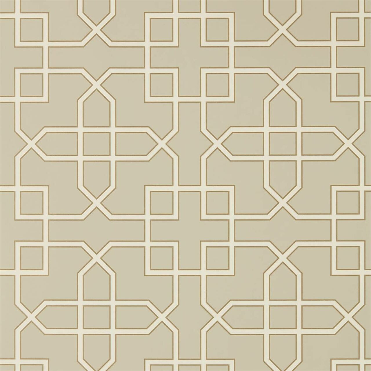 216659 Hampton Trellis Glasshouse Wallpaper By Sanderson