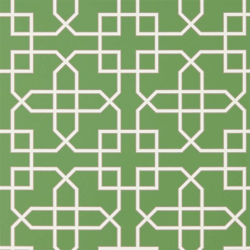 216660 Hampton Trellis Glasshouse Wallpaper By Sanderson