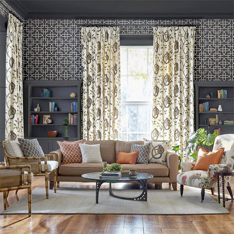 Hampton Trellis Glasshouse Wallpaper By Sanderson