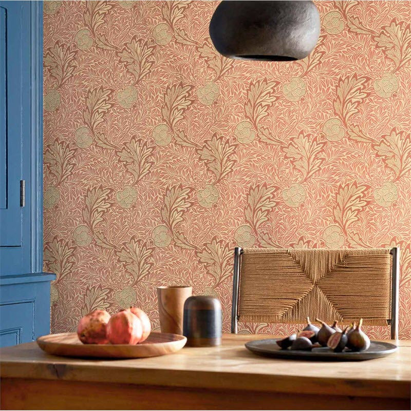 DMSW216688 Apple Melsetter Wallpaper By Morris & Co