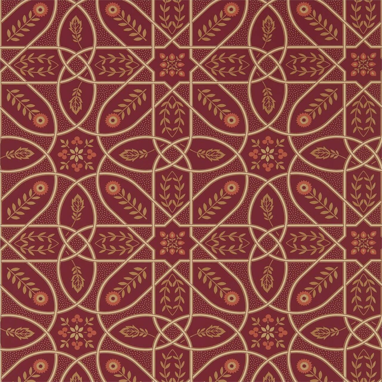 DMSW216701 Brophy Trellis Melsetter Wallpaper By Morris & Co