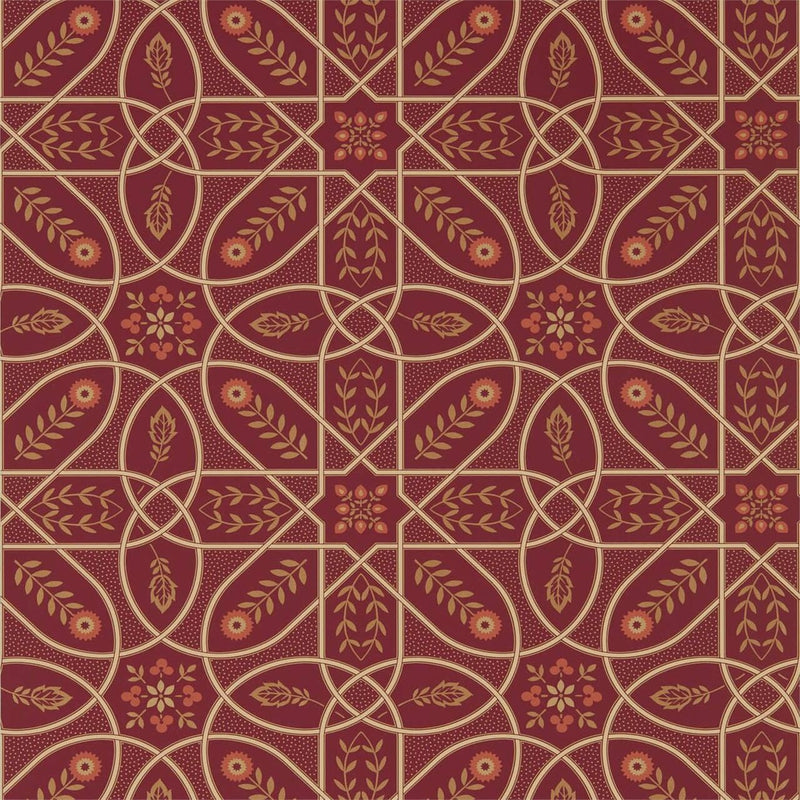 DMSW216701 Brophy Trellis Melsetter Wallpaper By Morris & Co