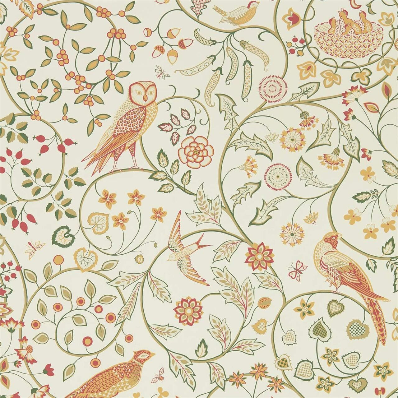 DMSW216705 Newill Melsetter Wallpaper By Morris & Co