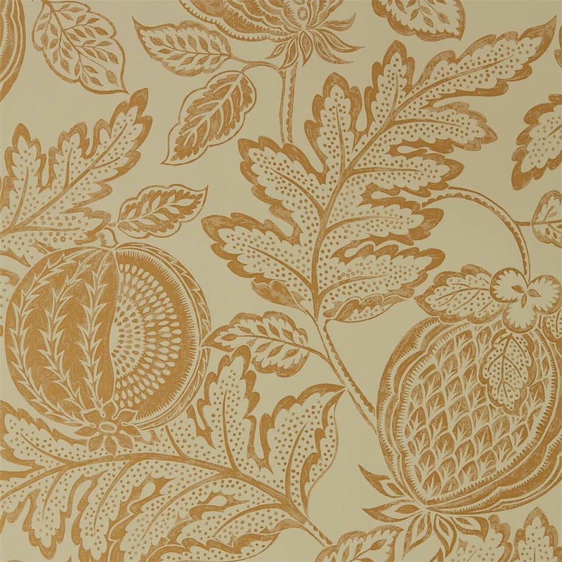 216763 Cantaloupe Mudstone Caspian Wallpaper by Sanderson