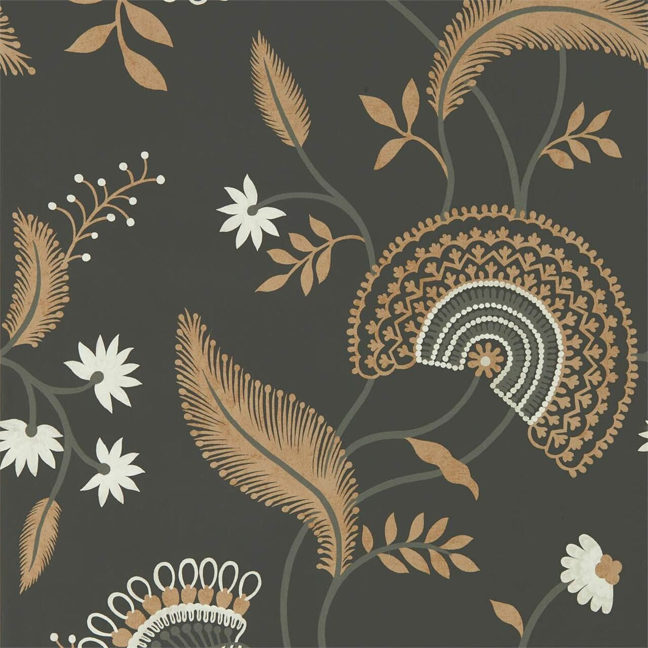 216769 Hakimi Ebony Caspian Wallpaper by Sanderson