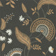 Hakimi Ebony Caspian Wallpaper by Sanderson