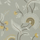Hakimi Ash Grey Caspian Wallpaper by Sanderson