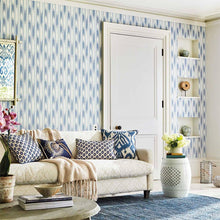 Ishi Indigo Caspian Wallpaper by Sanderson