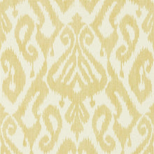 216782 Kasuri Caraway Caspian Wallpaper by Sanderson
