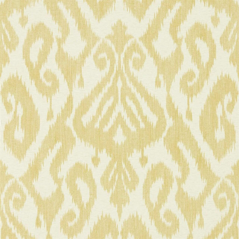 216782 Kasuri Caraway Caspian Wallpaper by Sanderson