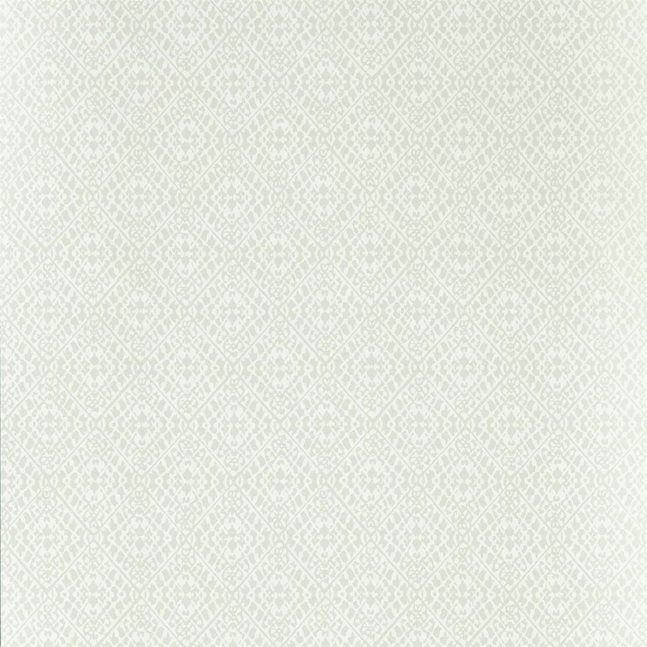 216785 Pinjara Trellis Ivory Caspian Wallpaper by Sanderson
