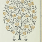 216791 Anaar Tree Charcoal-Gold Caspian Wallpaper by Sanderson