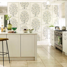 Anaar Tree Charcoal-Gold Caspian Wallpaper by Sanderson