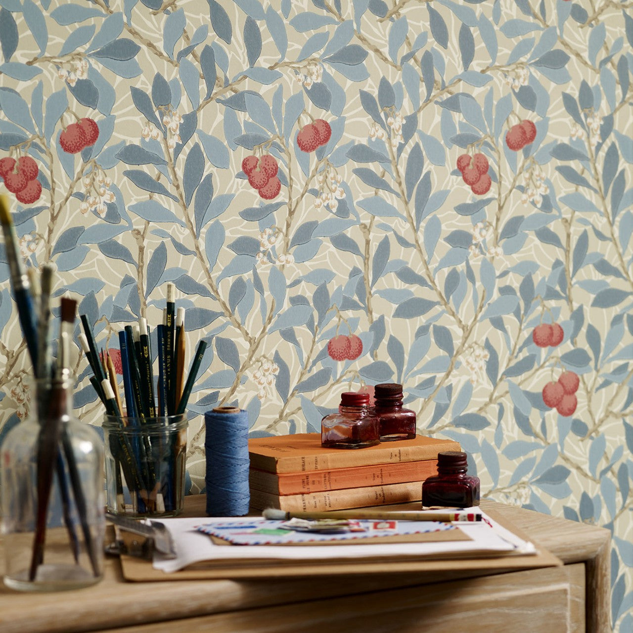 216809 Arbutus Compilation Wallpaper By Morris & Co