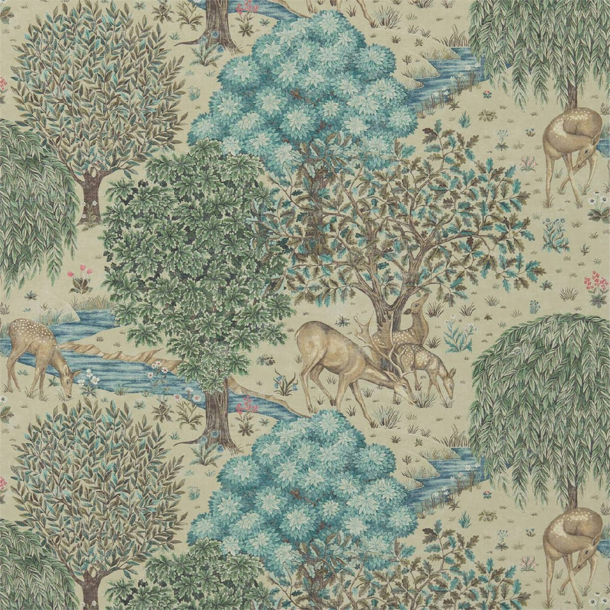 The Brook Compilation Wallpaper By Morris & Co