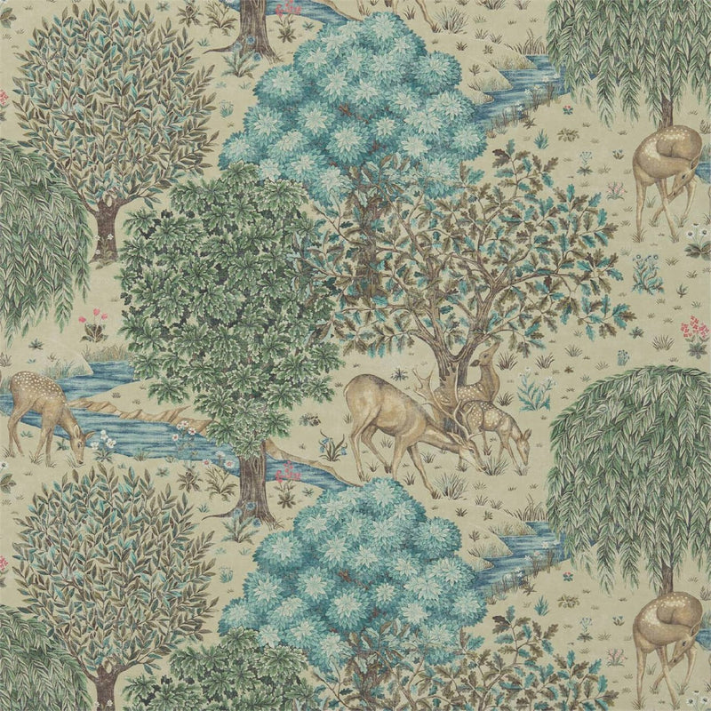 216821 The Brook Compilation Wallpaper By Morris & Co